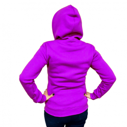 Толстовка с капюшоном из футера унисекс однотонная