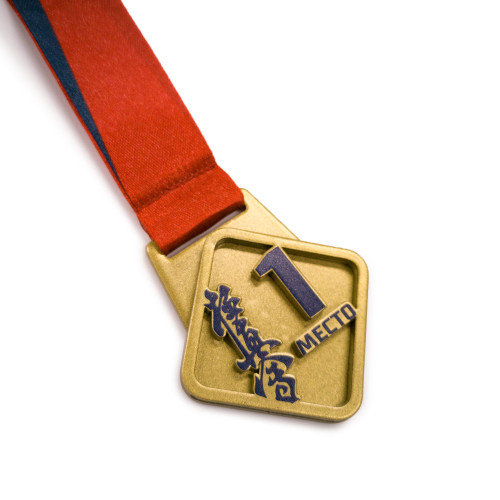 Медаль 2-слойная из металла с полноцветной печатью