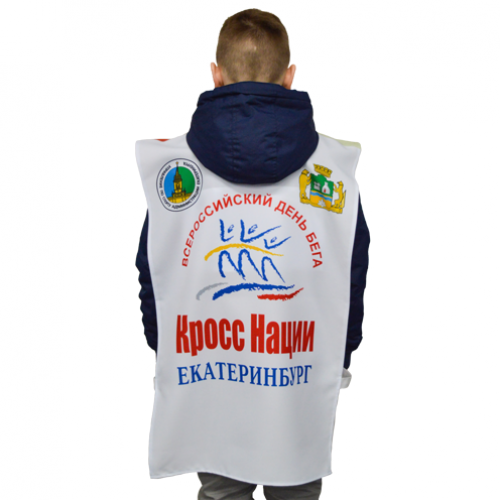 Манишка с полной запечаткой, материал: дюспо