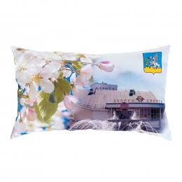 Подушка прямоугольная из габардина с полной запечаткой