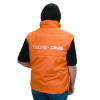Жилет на синтепоне, однотонный простого кроя, унисекс