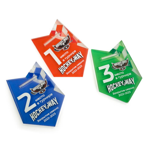 Медаль из акрила 1-слойная с УФ-печатью