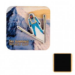 Магнит из дерева с УФ-печатью