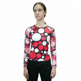 Рашгард детский классический, модель с длинным рукавом, материал бифлекс