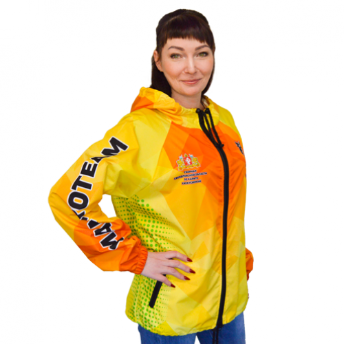 Ветровка с капюшоном, материал: дюспо без подклада