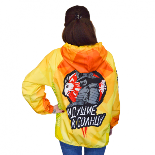 Ветровка с капюшоном, материал: дюспо без подклада