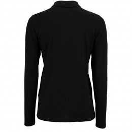 Рубашка поло женская с длинным рукавом Perfect LSL Women, черная