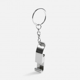 Брелок-подставка с открывалкой Virke, серебристый