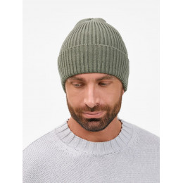 Шапка Catch Match без помпона, зеленая (полынь)