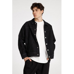 Куртка джинсовая O1, черная