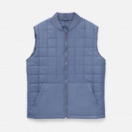 Жилет унисекс Warmbridge, синий (джинс)