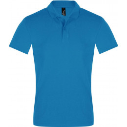 Рубашка поло мужская Perfect Men 180 бирюзовая