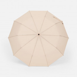 Зонт складной Cloudburst в подарочной упаковке, бежевый