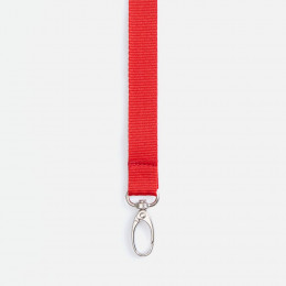 Лента для бейджа Pin, красная