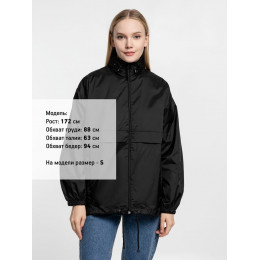 Ветровка из нейлона Surf 210, черная