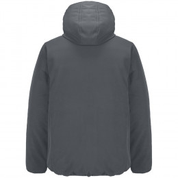 Куртка софтшелл с капюшоном мужская Falcon Men, темно-серая