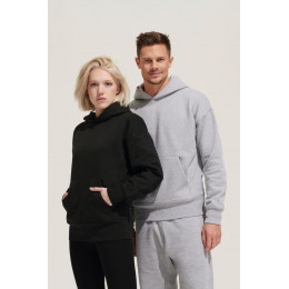 Худи оверсайз унисекс Origin, серый меланж