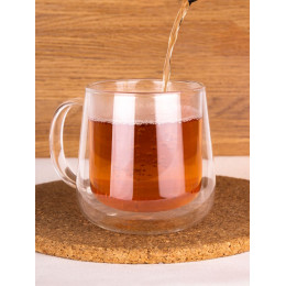 Чашка с двойными стенками Glass First