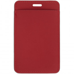 Чехол для пропуска Shall Simple, красный