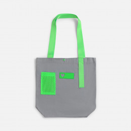 Шопер-конструктор Taga с зелеными элементами