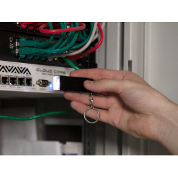 Брелок-фонарик Just Ray, черный