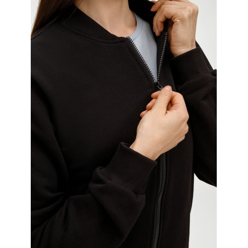 Бомбер унисекс Townie, черный