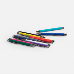 Ручка шариковая Atento Soft Touch, красная