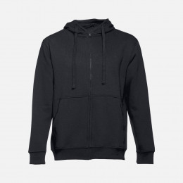Толстовка мужская на молнии с капюшоном Amsterdam, черная