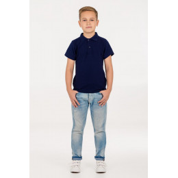 Рубашка поло детская Virma Kids, темно-синяя