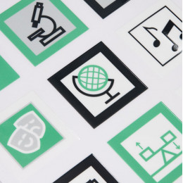 Стикерпак UV-DTF Industry, наука и искусство