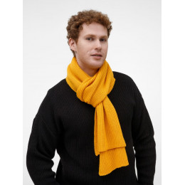 Шарф Nobilis Mono, желтый (медовый)