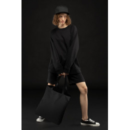 Шопер B5, черный с черными ручками