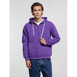 Толстовка на молнии с капюшоном Siverga Heavy, фиолетовая