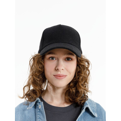 Бейсболка Woolridge, черная