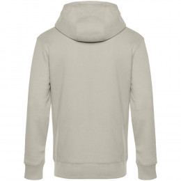 Толстовка с капюшоном унисекс King, дымчато-серая