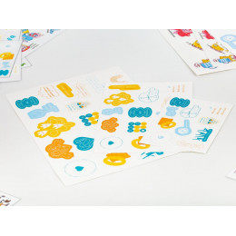 Наклейки бумажные Sticker Pack на заказ, S