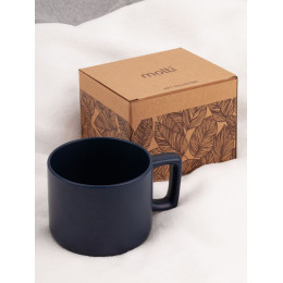 Чашка Jumbo в коробке матовая, темно-синяя