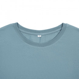 Футболка унисекс оверсайз Crosstown, серо-зеленая