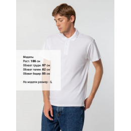 Рубашка поло мужская Spring 210, зеленое яблоко