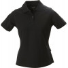 Рубашка поло стретч женская Albatross, черная