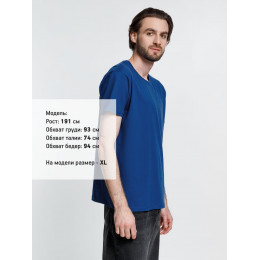 Футболка унисекс Ankara, ярко-синяя