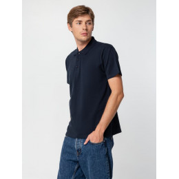 Рубашка поло мужская Summer 170, темно-синяя (navy)