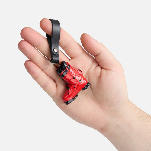 Брелок «Горнолыжный ботинок», красный