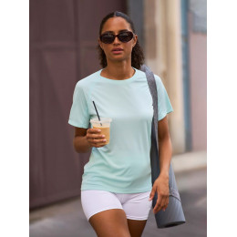 Футболка спортивная женская Vortex Women, ярко-бирюзовая