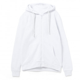 Толстовка на молнии с капюшоном Siverga Heavy 2.0, белая