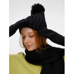 Шапка HappyGo, черная