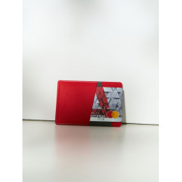 Картхолдер Dual, серо-красный