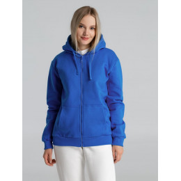 Толстовка на молнии с капюшоном Siverga Heavy 2.0, ярко-синяя