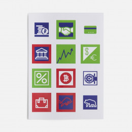 Стикерпак бумажный Industry, финансы