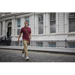 Рубашка поло Safran темно-зеленая